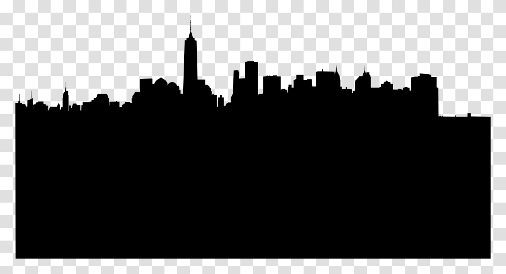 Cityscape Clipart Skyline New York City New York City, Gray Transparent Png