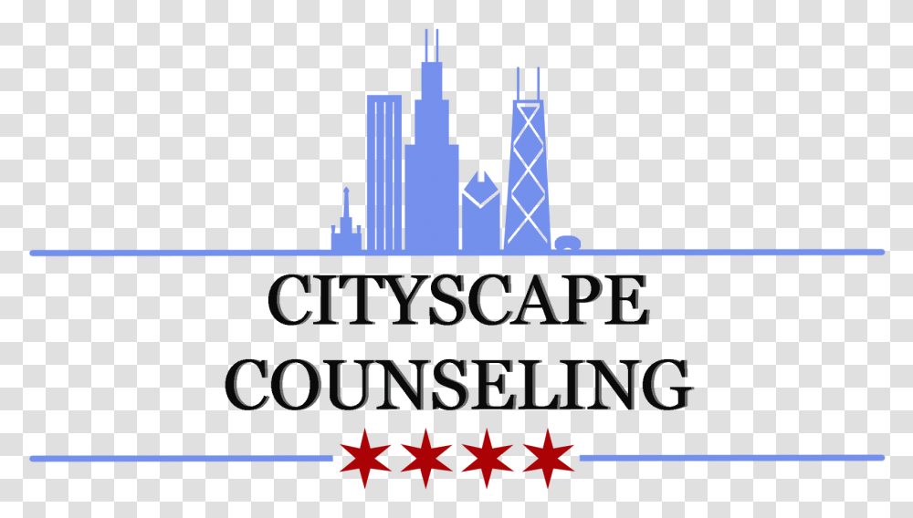 Cityscape Counseling Therapy In Chicago Skyline, Building, Alphabet, Architecture Transparent Png
