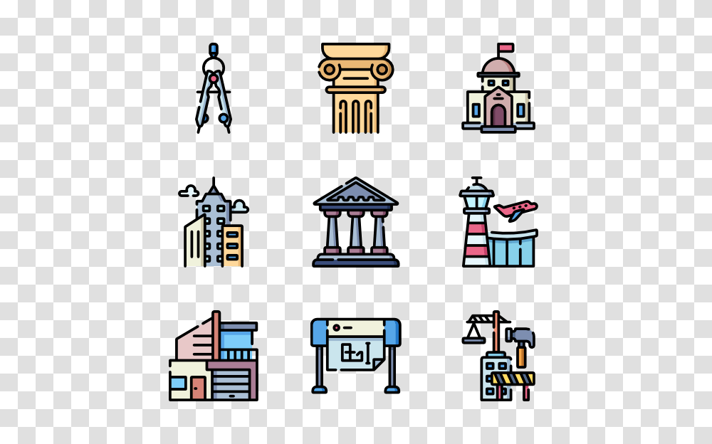 Cityscape Icon Packs, Architecture, Building, Pillar, Column Transparent Png