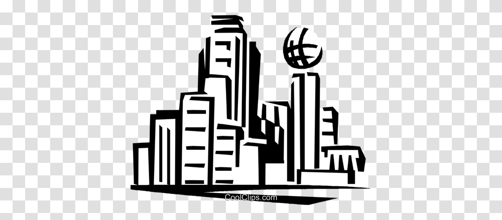 Cityscape Royalty Free Vector Clip Art Illustration, Architecture, Building, Mansion, House Transparent Png
