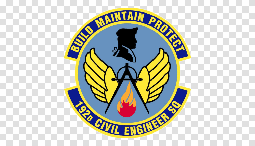 Civil Engineer Squadron, Logo, Trademark, Emblem Transparent Png
