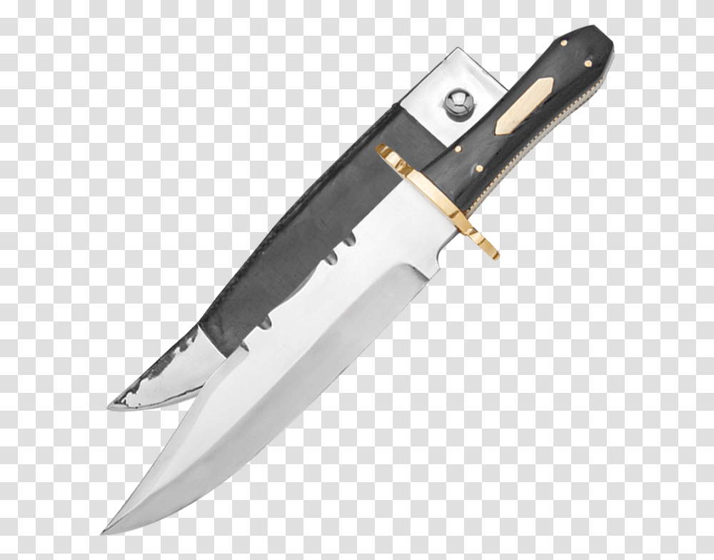 Civil War Bowie Knife, Blade, Weapon, Weaponry, Dagger Transparent Png