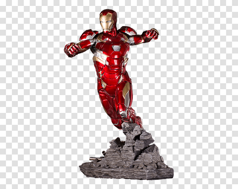 Civil War Iron Studios Iron Man Mark, Person, Human Transparent Png