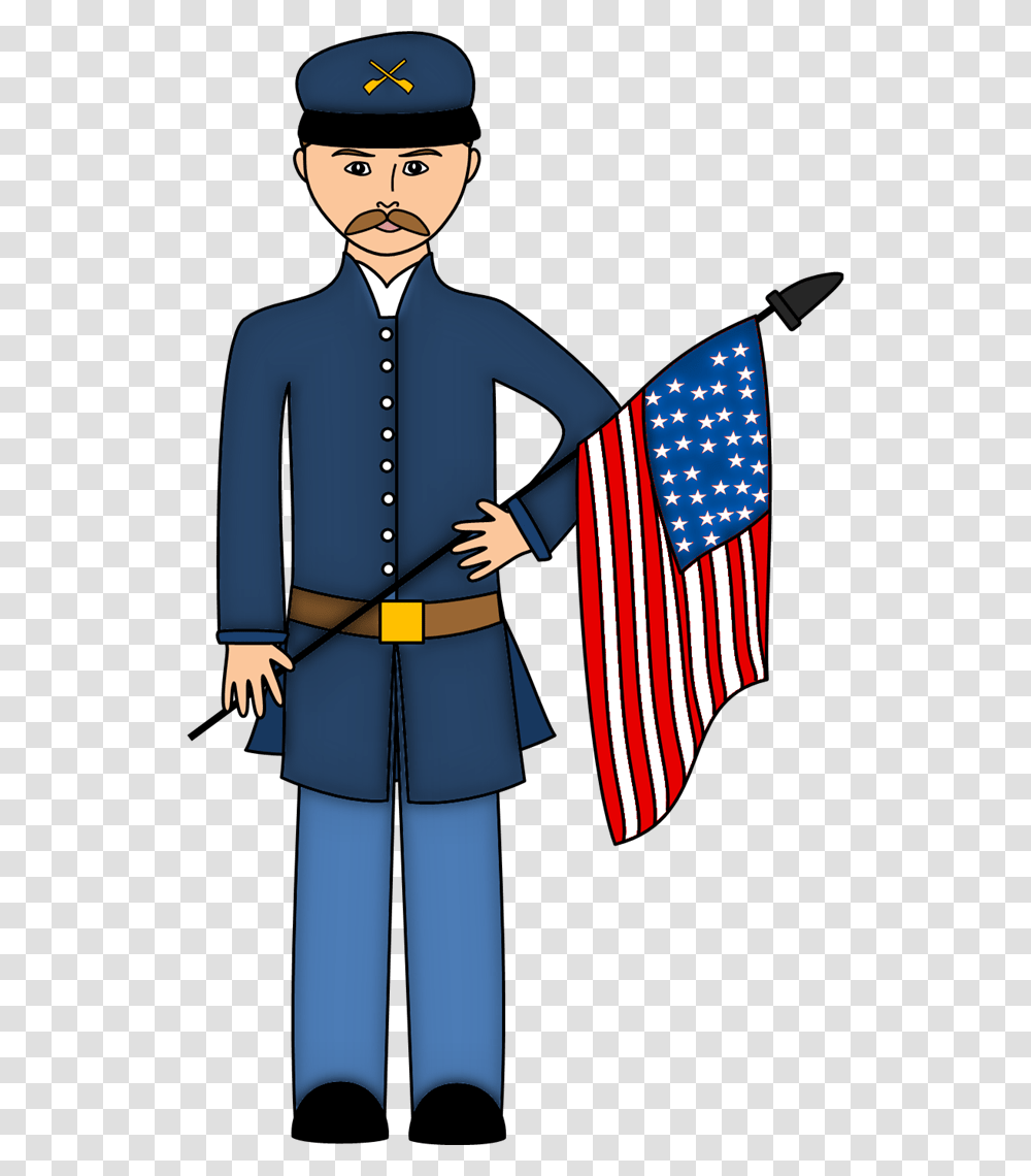 Civil War Leaders, Flag, Military Uniform, Person Transparent Png