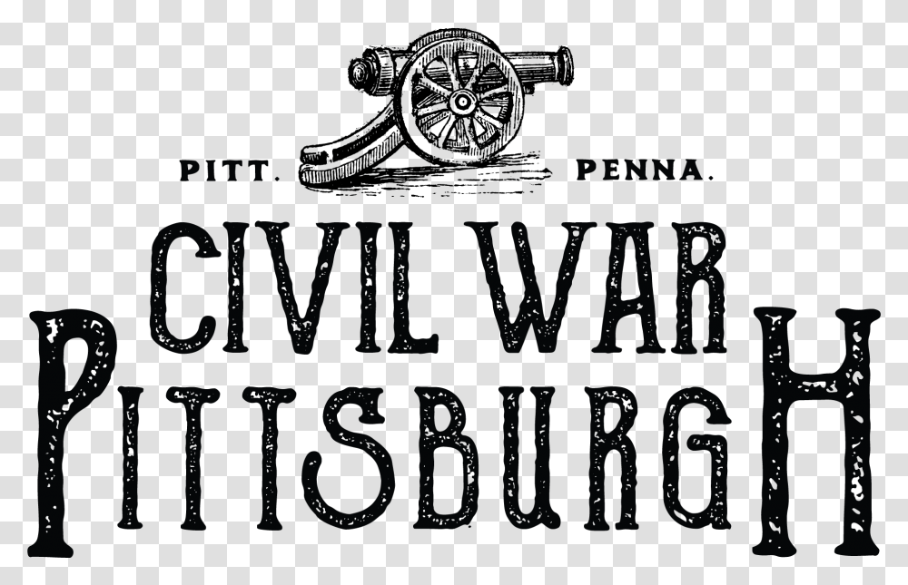 Civil War Pgh Logo Calligraphy, Weapon, Weaponry, Word Transparent Png