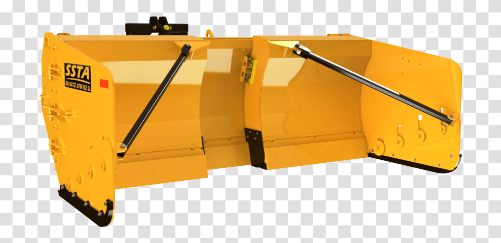 Cl 12 20 Plow Hydraulic Angle Hinged Snow Wings Crane, Tractor, Vehicle, Transportation, Bulldozer Transparent Png