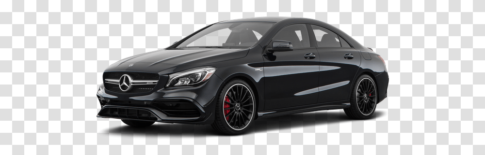 Cla Mercedes Black 2019, Car, Vehicle, Transportation, Sedan Transparent Png