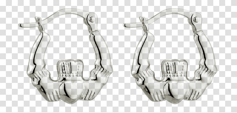 Claddagh Earrings, Painting Transparent Png