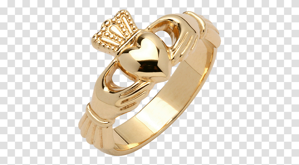 Claddagh Ring, Gold, Jewelry, Accessories, Accessory Transparent Png
