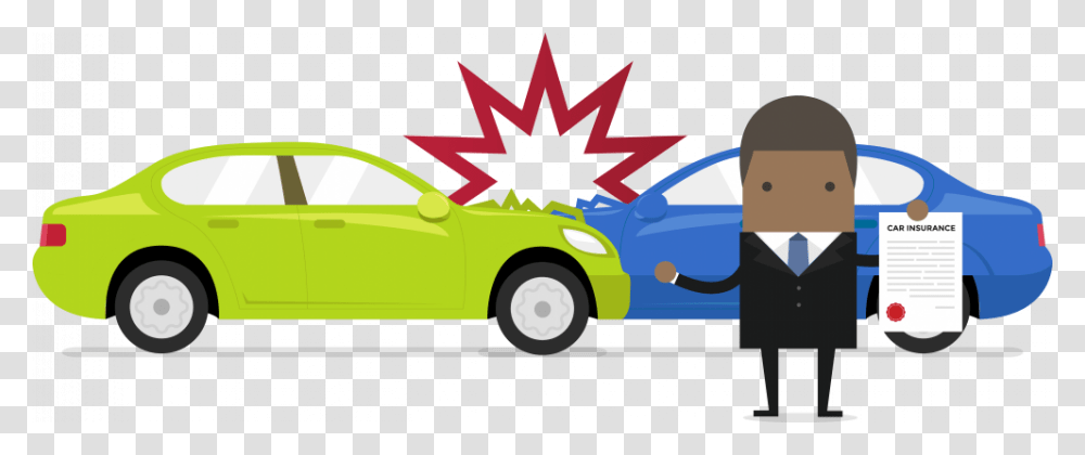 Claim Accident Car Insurance Clipart Download Car Crash Vector, Vehicle, Transportation, Tire, Sports Car Transparent Png