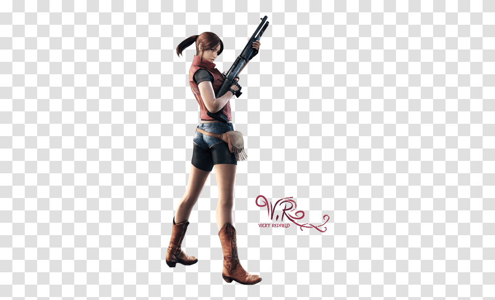 Claire Redfield Operation Raccoon City, Person, Gun, Weapon Transparent Png