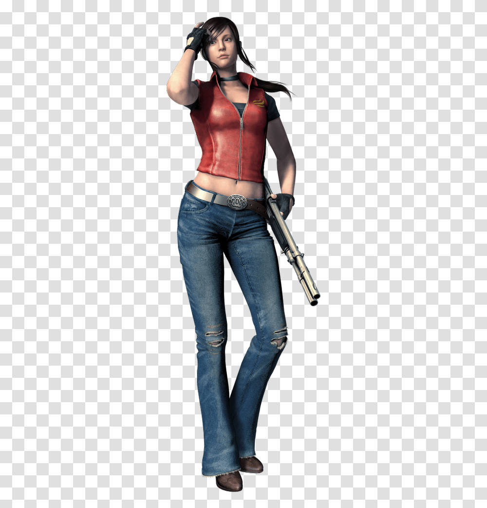 Claire Redfield Resident Evil Code Veronica, Pants, Apparel, Person Transparent Png