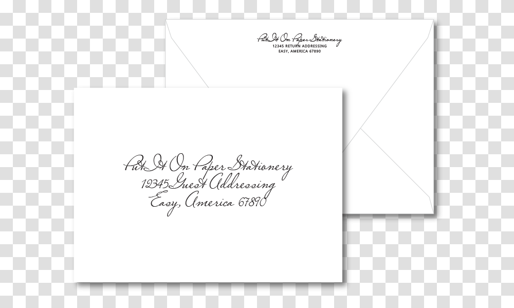 Claire Wedding Invitation Collection Envelope Addressing Wedding Invitation, Business Card, Paper, Letter Transparent Png