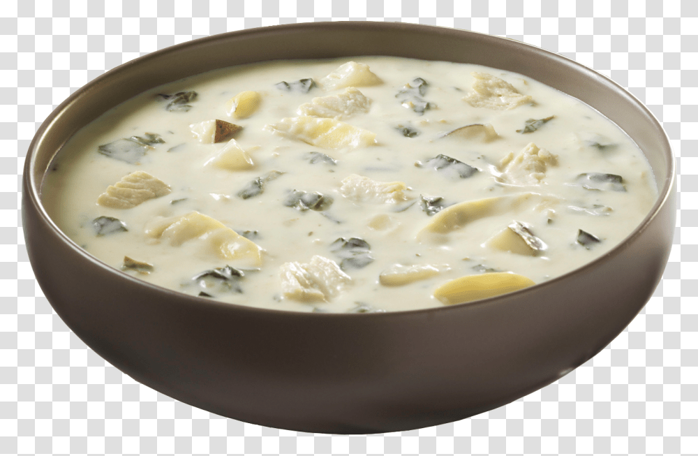 Clam Chowder Soup, Bowl, Dish, Meal, Food Transparent Png