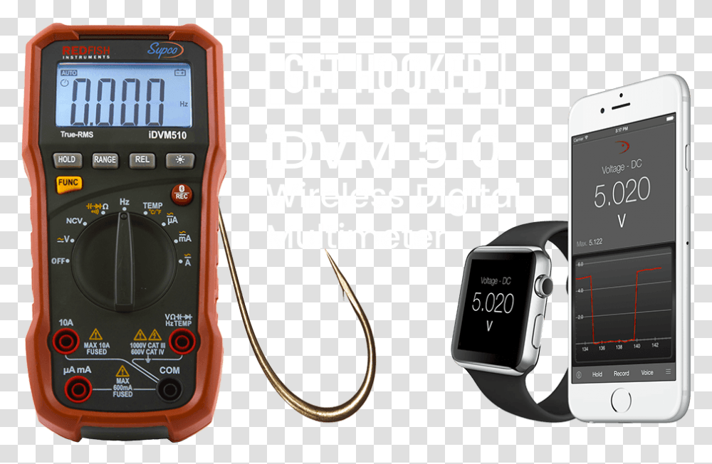 Clampmeter App For Android, Mobile Phone, Electronics, Cell Phone, Digital Watch Transparent Png