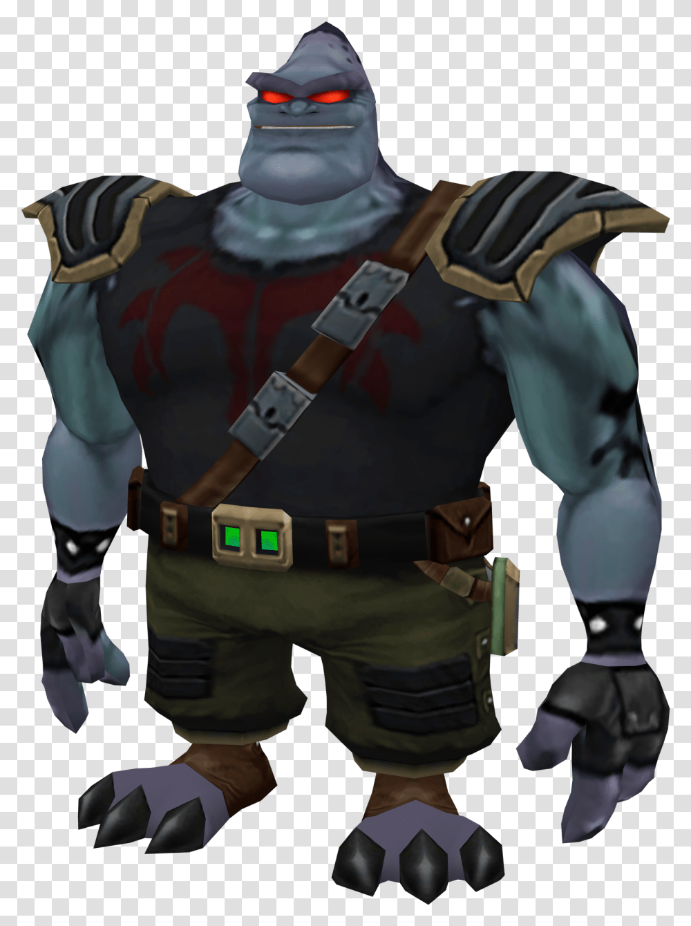 Clank Wiki Ratchet And Clank 2 Thug Leader, Person, Human, Outdoors, Armor Transparent Png