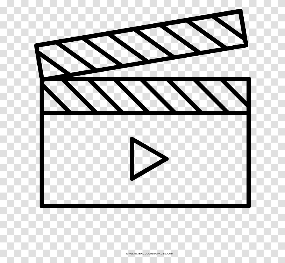 Clapperboard Coloring, Gray, World Of Warcraft Transparent Png