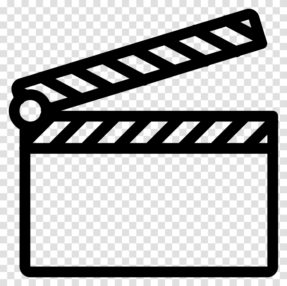 Clapperboard Film Computer Icons Clapperboard, Gray Transparent Png