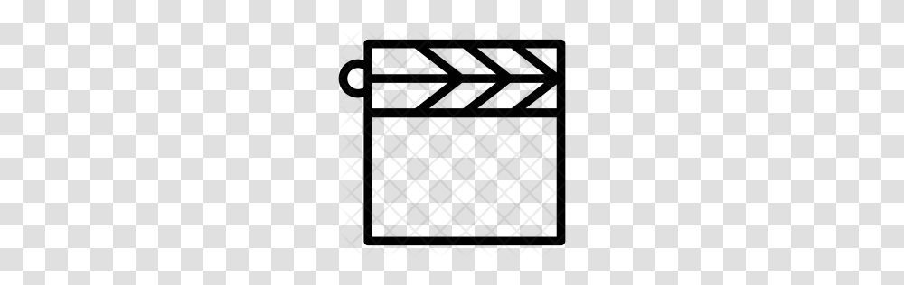 Clapperboard Icon, Rug, Pattern, Texture, Grille Transparent Png
