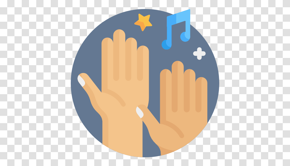 Clapping Free Music Icons Sharing, Hand, Text, Number, Symbol Transparent Png