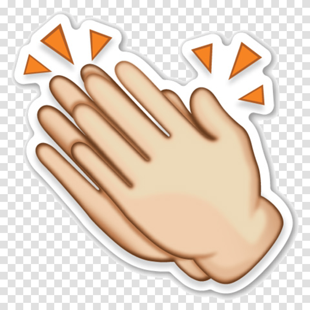 Clapping Hand Applause Clip Art Emoji Aplausos, Birthday Cake, Dessert, Food, Toe Transparent Png