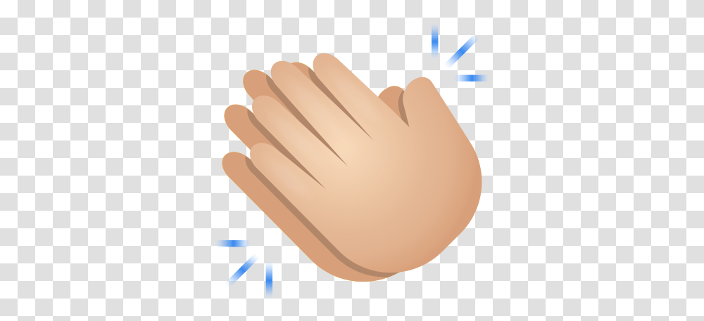Clapping Hands Light Skin Tone Icon Clapping Hands Icon, Lamp, Text, Clothing, Apparel Transparent Png