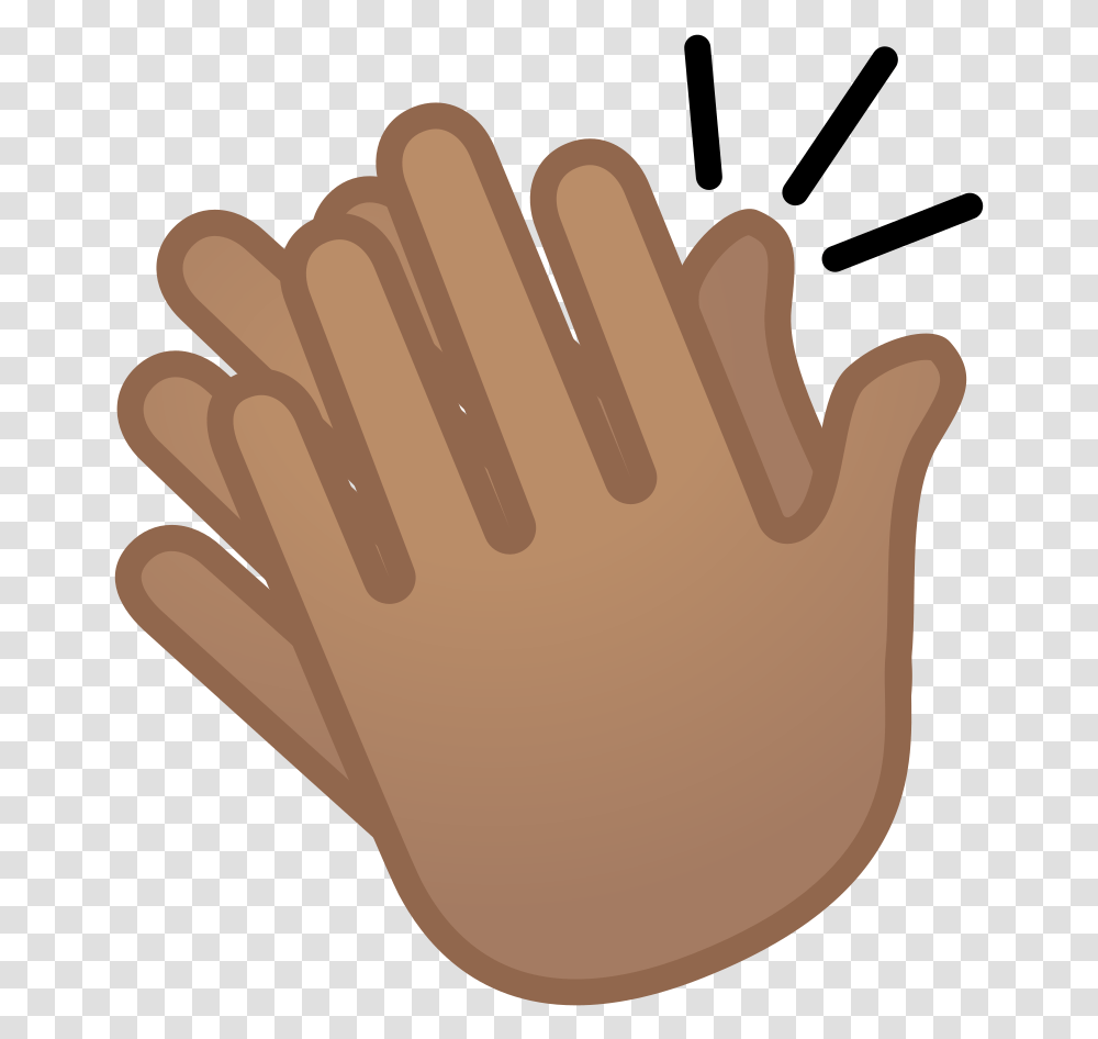 Clapping Hands Medium Skin Tone Icon Clapping Emoji Background, Apparel, Glove, Sport Transparent Png