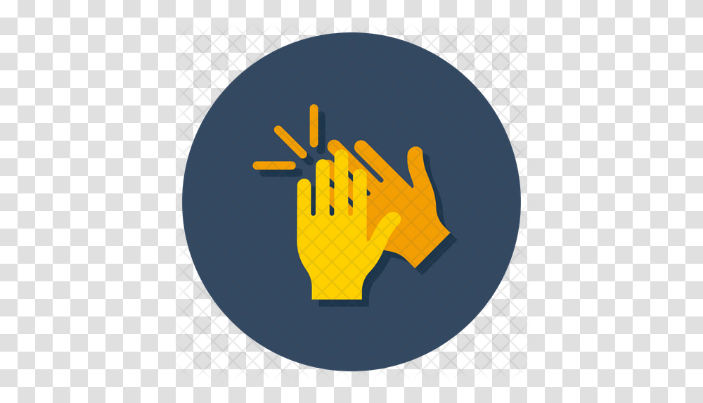 Clapping Icon Graphic Design, Hand, Symbol, Road Sign, Text Transparent Png