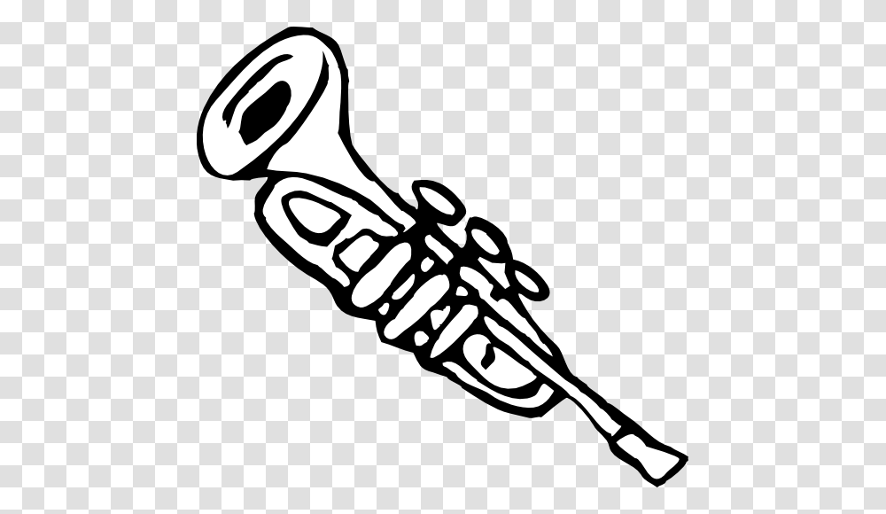 Clarinet Clip Art, Trumpet, Horn, Brass Section, Musical Instrument Transparent Png