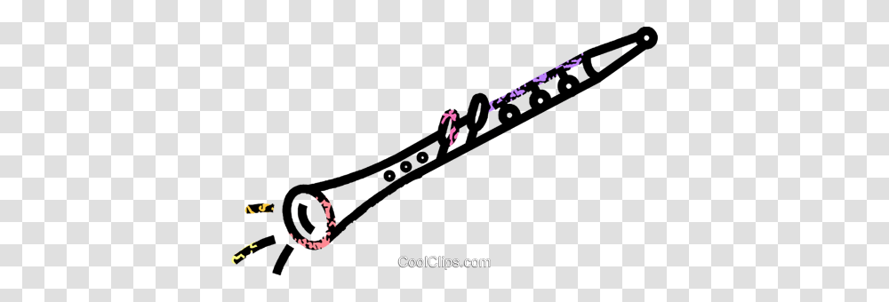 Clarinet Royalty Free Vector Clip Art Illustration, Utility Pole, Racket, Strap, Wrench Transparent Png