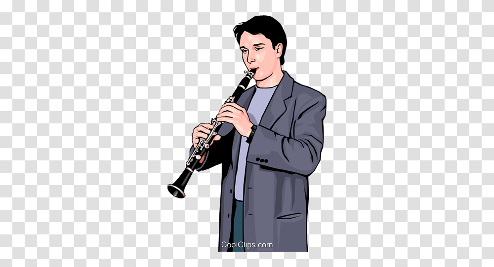 Clarinetist Royalty Free Vector Clip Clarinetist, Musical Instrument, Person, Human, Oboe Transparent Png