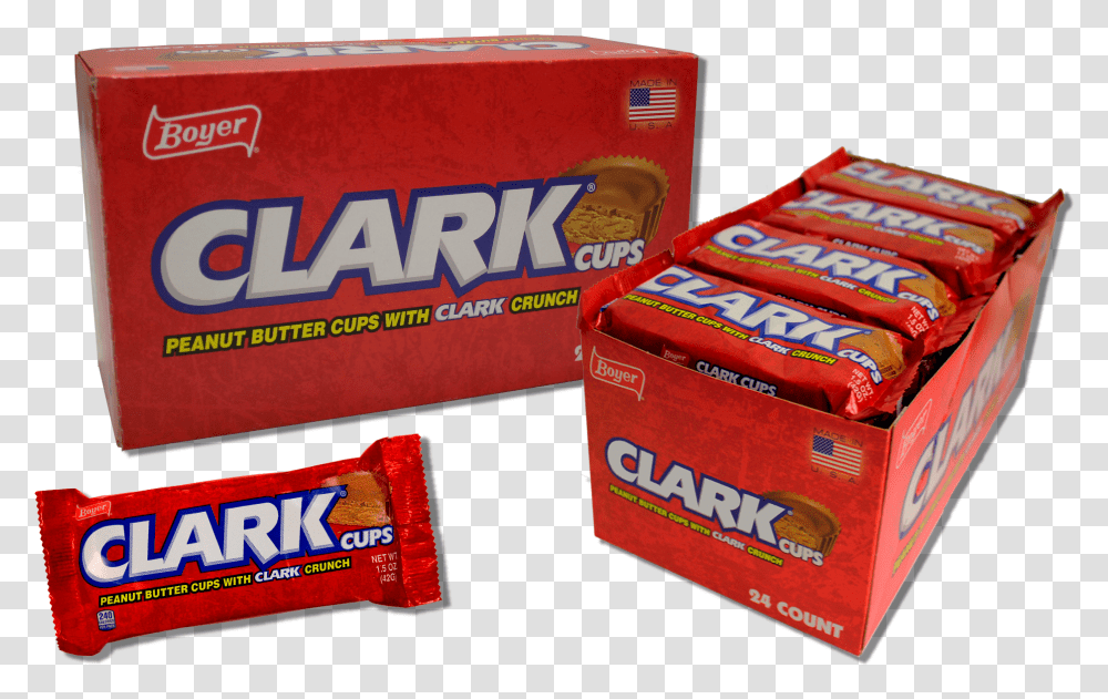 Clark Bar Cups, Box, Candy, Food, Gum Transparent Png