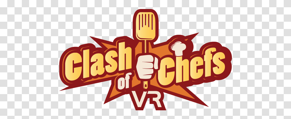 Clash Of Chefs Vr Clash Of Chefs Vr Logo, Hand, Text, Word, Symbol Transparent Png