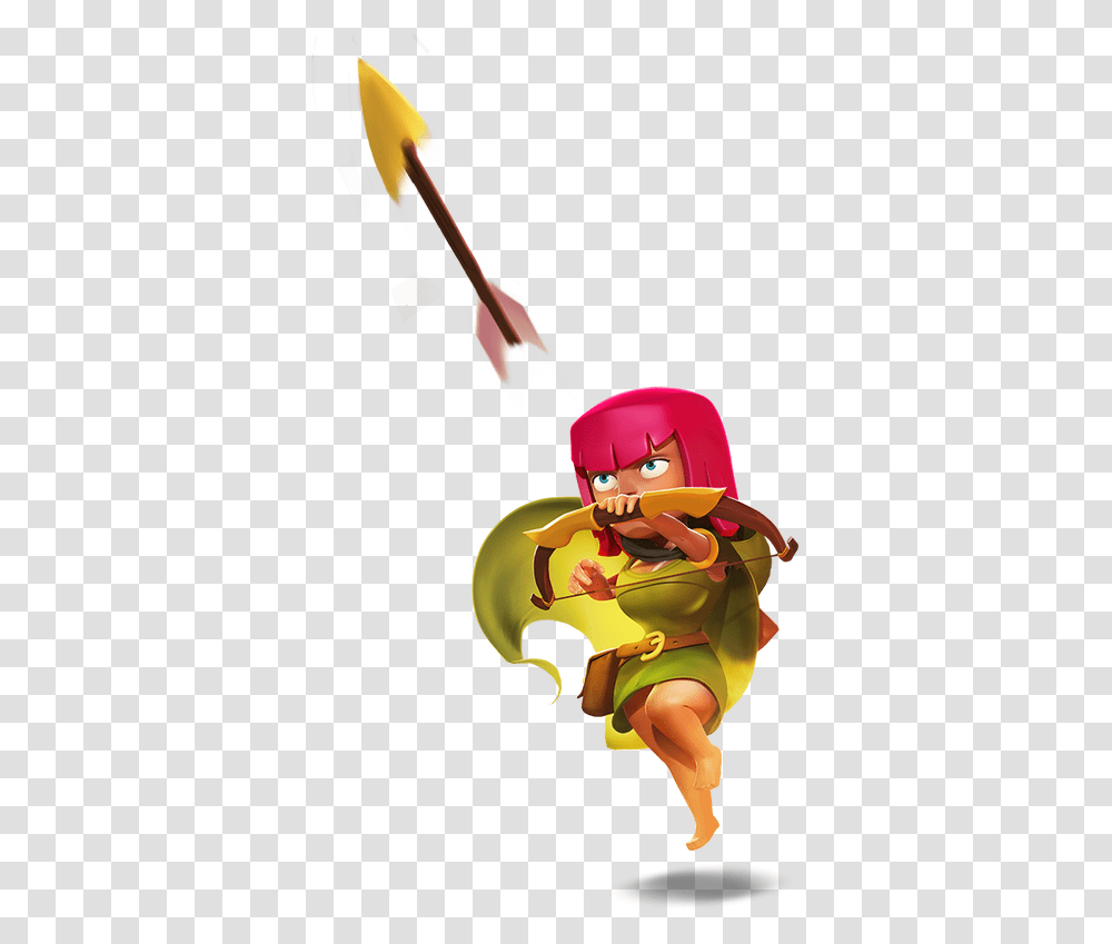 Clash Of Clans Archer Levels Clash Of Clans Thicc Archer, Person, Pirate, People, Toy Transparent Png