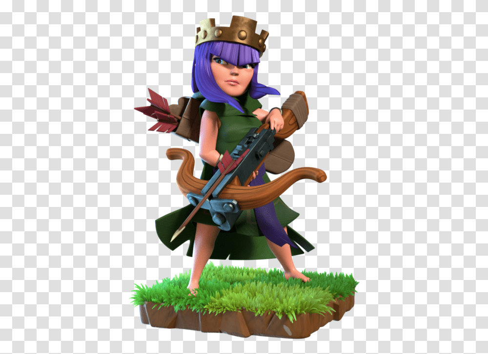 Clash Of Clans Archer Queen, Toy, Person, Human, Sport Transparent Png