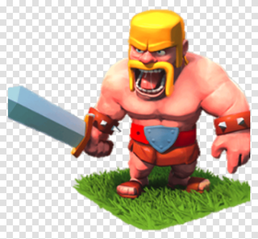 Clash Of Clans Barbarian, Toy, Helmet, Apparel Transparent Png