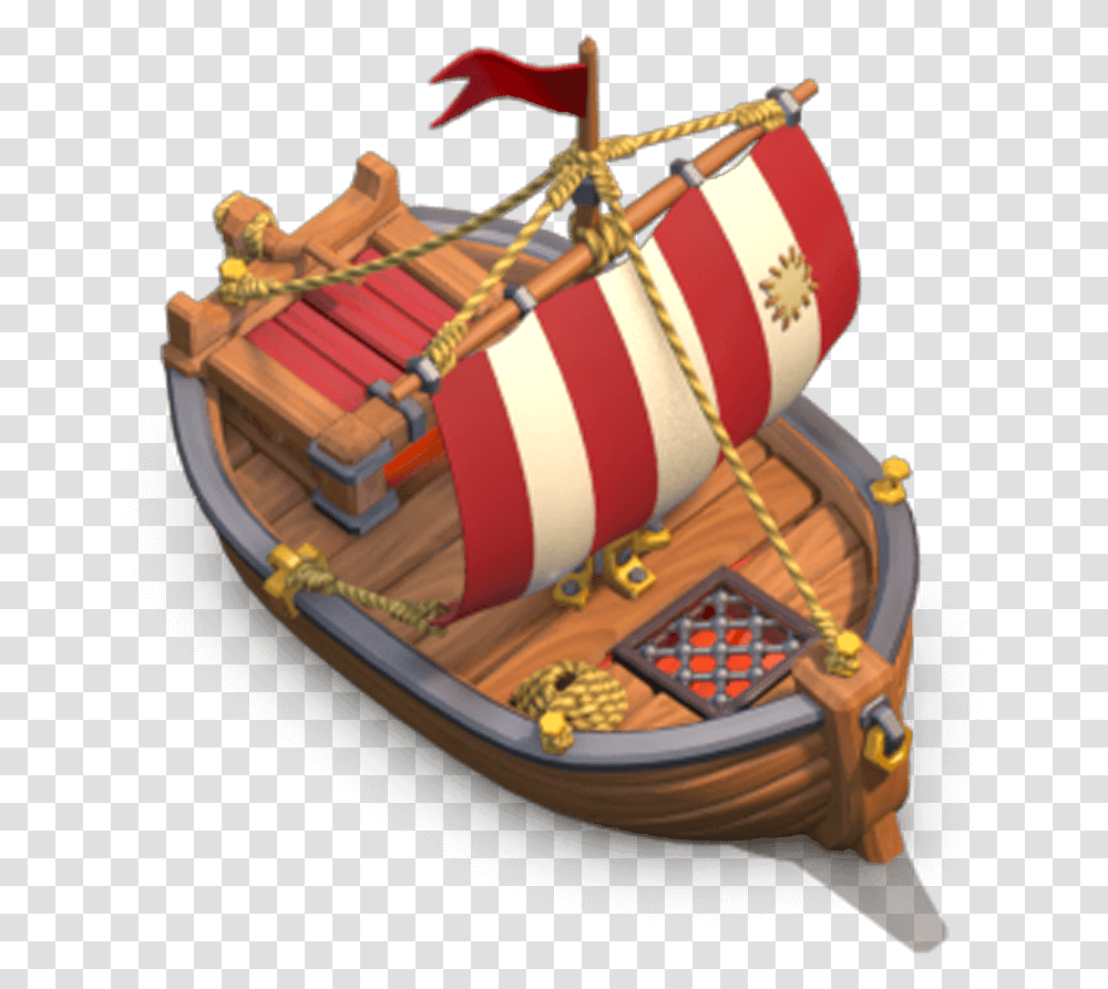 Clash Of Clans Boat, Birthday Cake, Dessert, Food, Leisure Activities Transparent Png