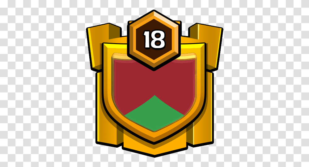 Clash Of Clans Clan Lvl 19, Armor, Shield, Mailbox, Letterbox Transparent Png