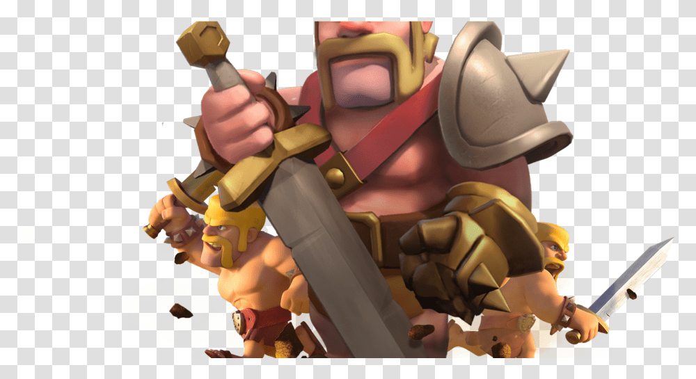Clash Of Clans Clipart Anime Coc Barbarian King Hd, Toy, Person, Human, Dish Transparent Png