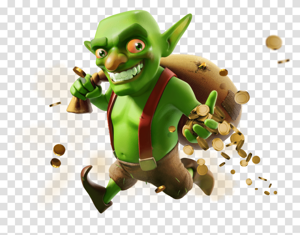 Clash Of Clans Goblin, Toy, Plant, Animal, Gecko Transparent Png