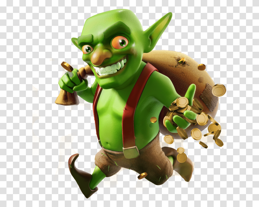 Clash Of Clans Goblin, Toy, Plant, Reptile, Animal Transparent Png
