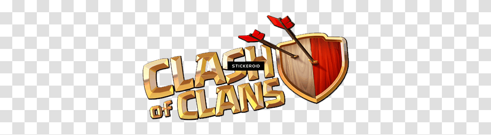 Clash Of Clans Logo Clash Of Clans Logo, Leisure Activities, Musical Instrument, Text, Alphabet Transparent Png