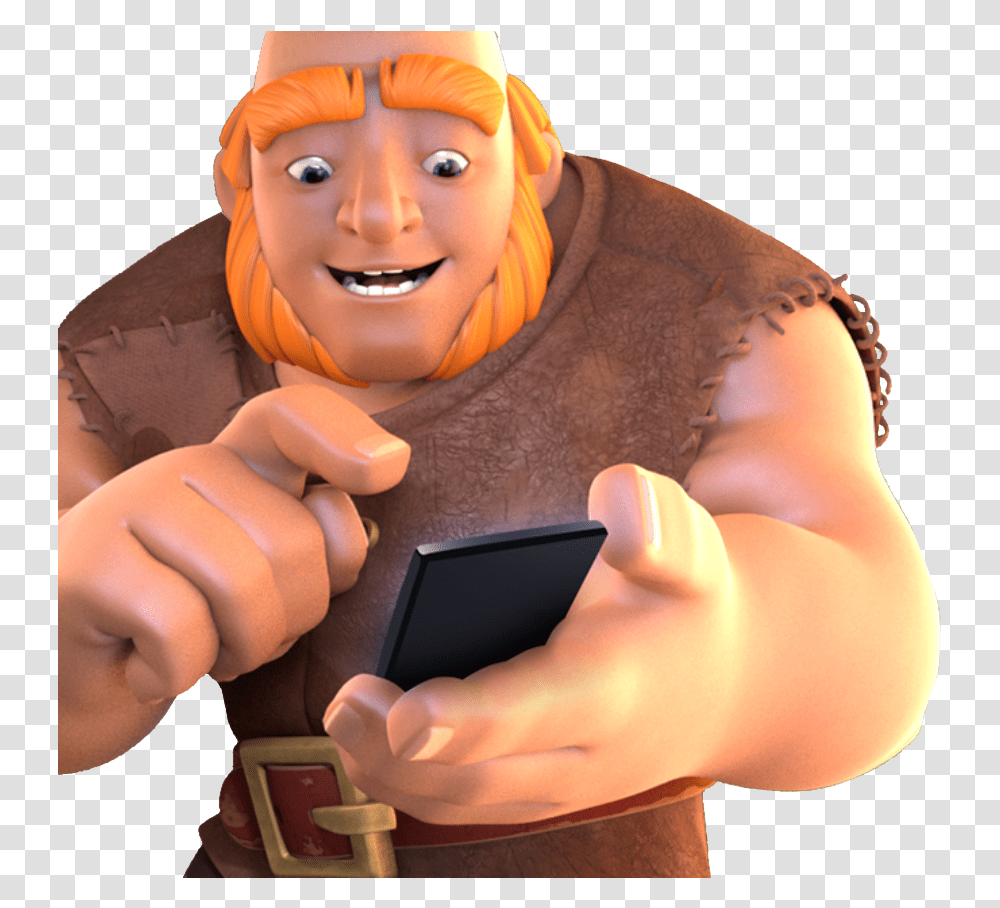 Clash Of Clans, Mobile Phone, Electronics, Person, Hand Transparent Png