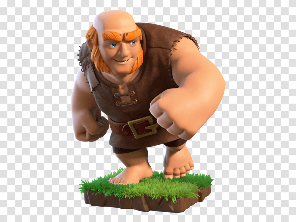 Clash Of Clans Wiki Clash Of Clans Giant, Figurine, Person, Human, People Transparent Png