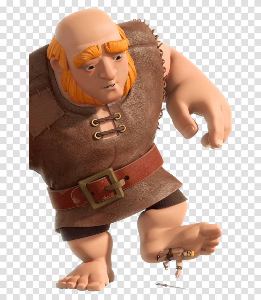 Clash Royale Giant, Figurine, Person, Sweets Transparent Png