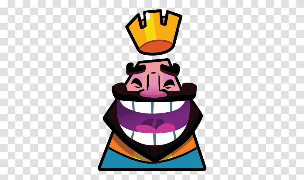 Clash Royale King Emotes Transparent Png
