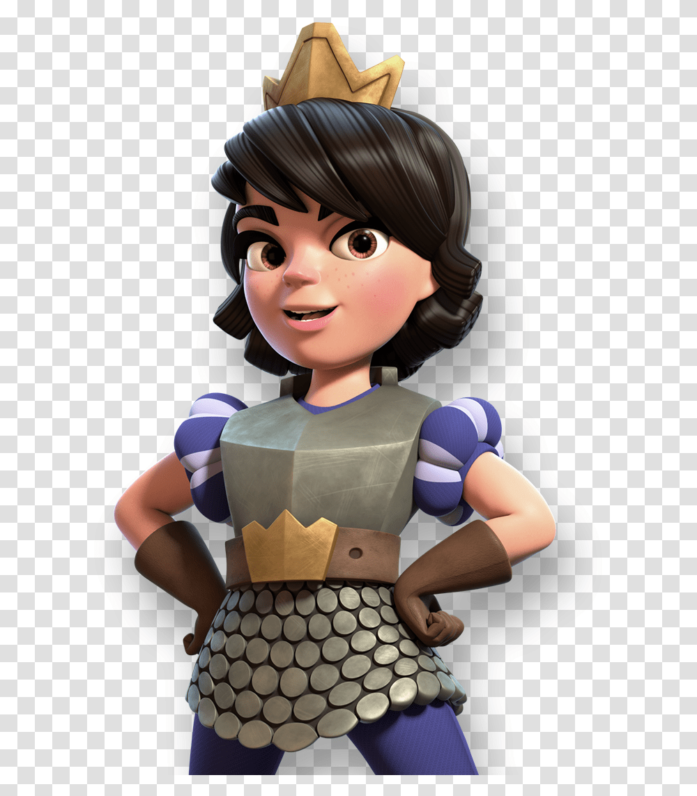 Clash Royale Prince Princess From Clash Royale, Doll, Toy, Person, Human Transparent Png