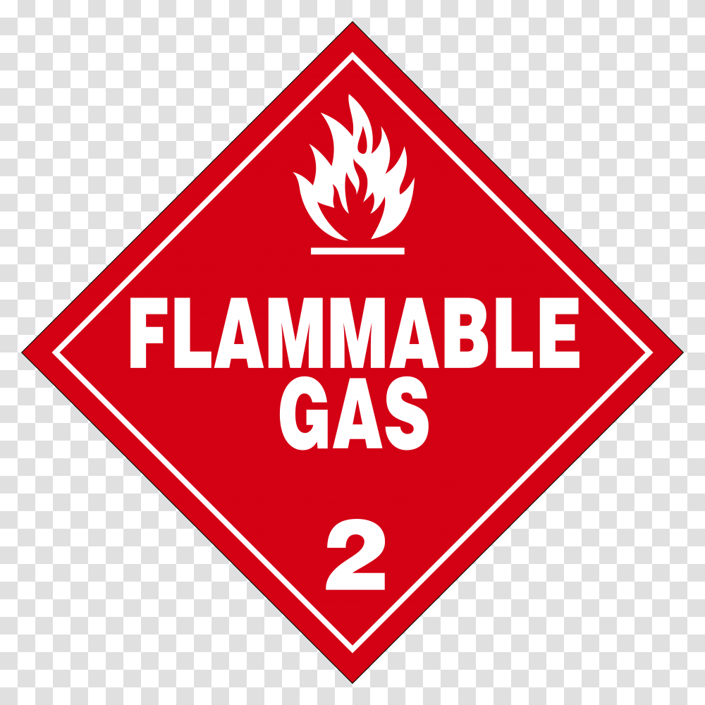 Class 2.1 Dangerous Goods, Road Sign, Stopsign, Triangle Transparent Png