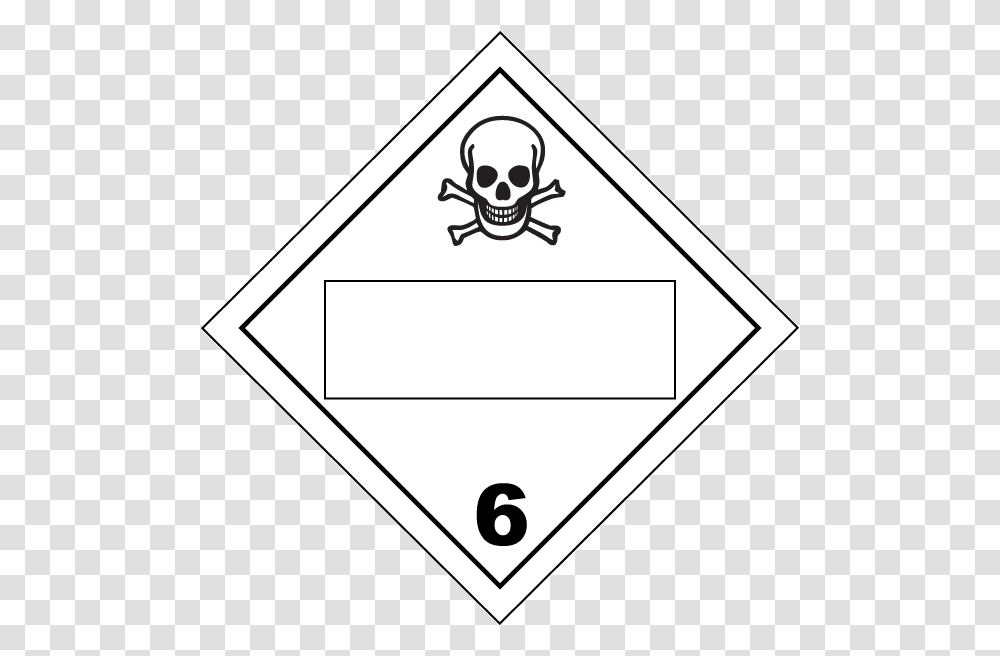 Class 6 Toxic And Infectious Substances, Label, Sticker, Mailbox Transparent Png