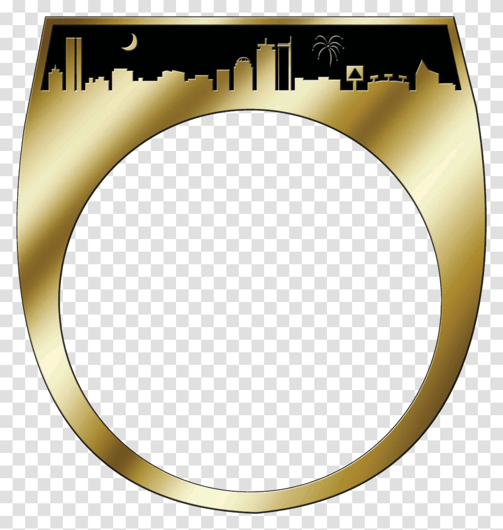Class Of 2018 Brass Rat Boston Skyline Circle, Label, Gold, Moon Transparent Png